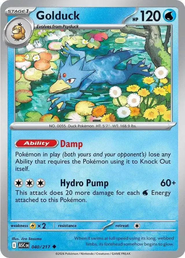 Golduck - Pokemon Ascended Heroes #40