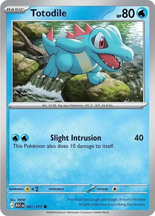 Totodile - Pokemon Ascended Heroes #41