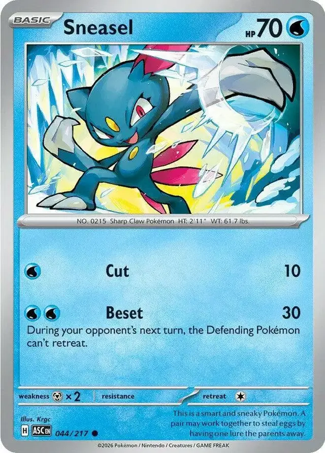 Sneasel - Pokemon Ascended Heroes #44