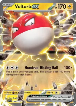Voltorb ex 58 - Pokemon Ascended Heroes