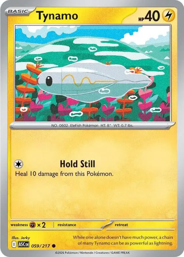 Tynamo [Reverse Holofoil] - Pokemon Ascended Heroes #59