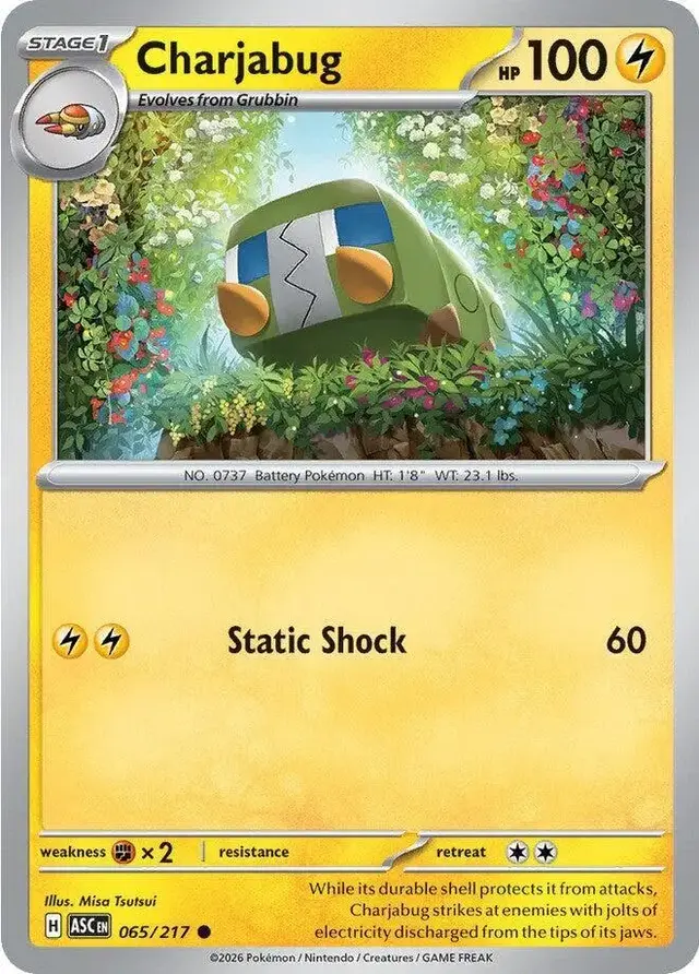 Charjabug - Pokemon Ascended Heroes #65