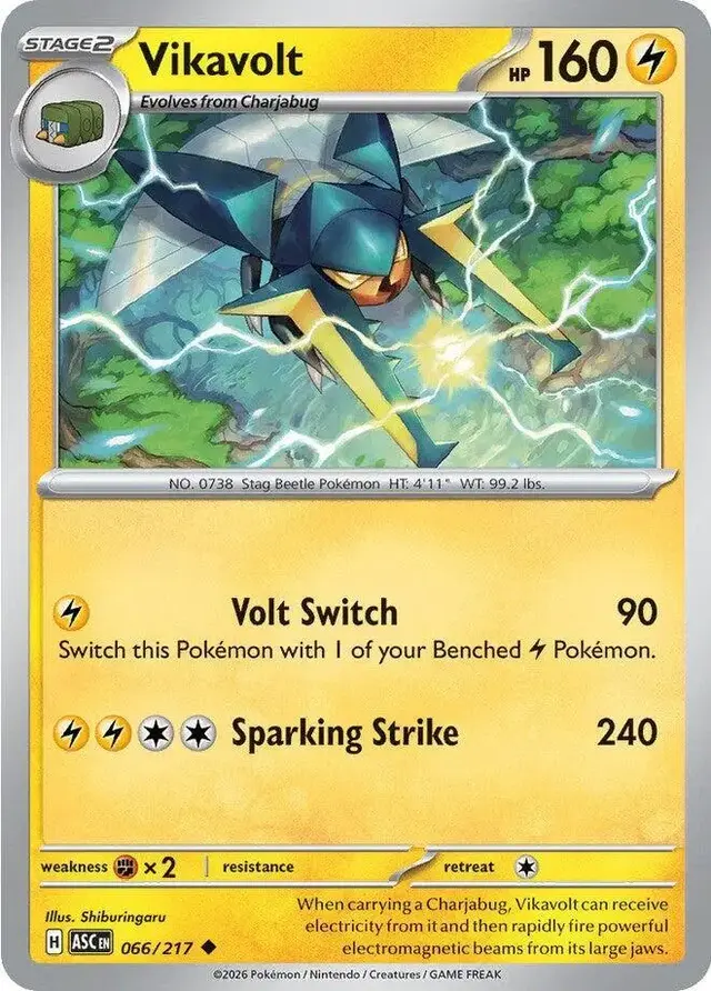 Vikavolt - Pokemon Ascended Heroes #66