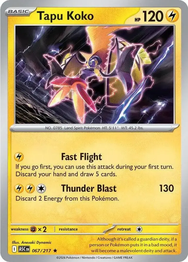 Tapu Koko - Pokemon Ascended Heroes #67
