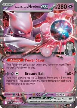 Team Rocket's Mewtwo ex 79 - Pokemon Ascended Heroes