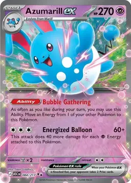 Azumarill ex 84 - Pokemon Ascended Heroes
