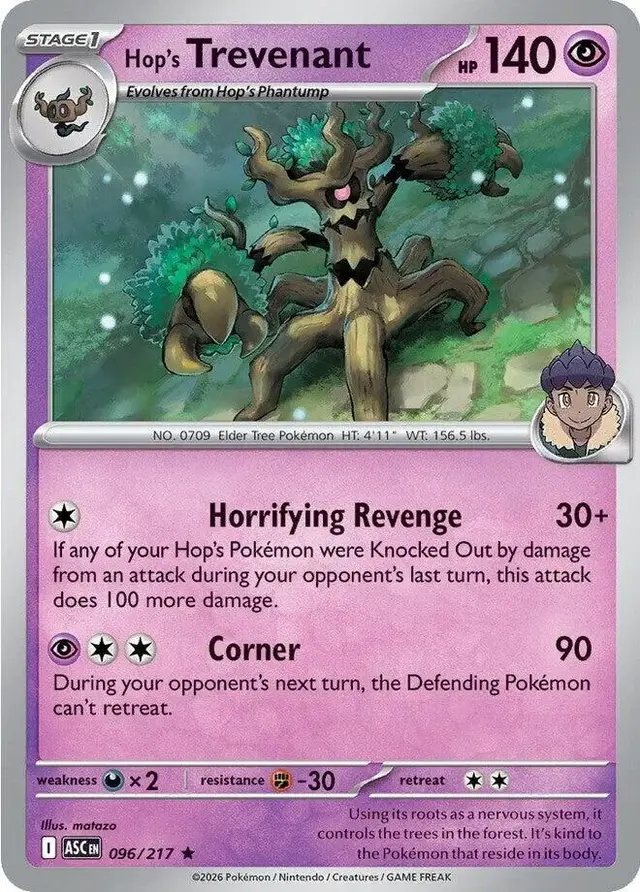 Hop's Trevenant [Reverse Holofoil]