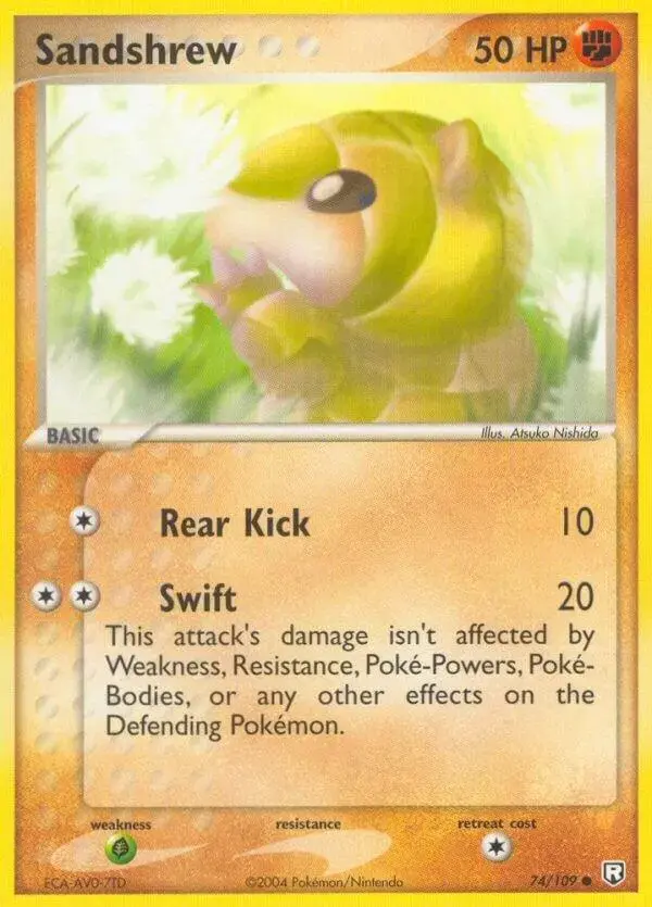 Sandshrew - Pokemon Team Rocket Returns #74