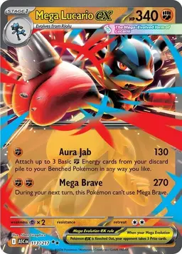 Mega Lucario ex 113 - Pokemon Ascended Heroes