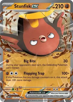 Stunfisk ex 114 - Pokemon Ascended Heroes