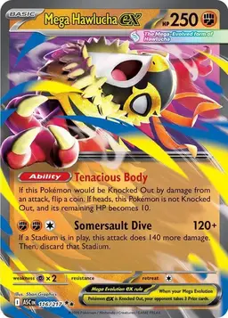 Mega Hawlucha ex 116 - Pokemon Ascended Heroes