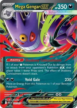 Mega Gengar ex 125 - Pokemon Ascended Heroes