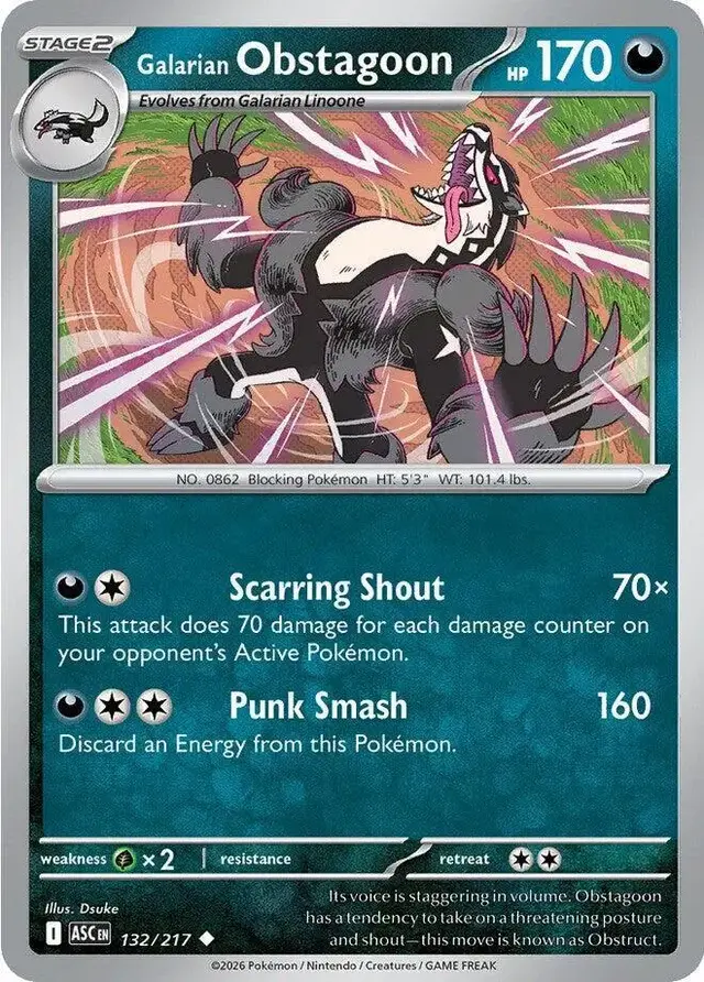 Galarian Obstagoon [Reverse Holofoil]