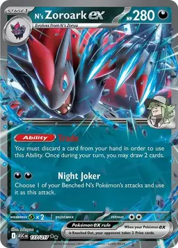 N's Zoroark ex 137 - Pokemon Ascended Heroes