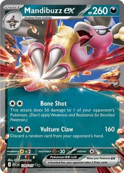 Mandibuzz ex 139 - Pokemon Ascended Heroes