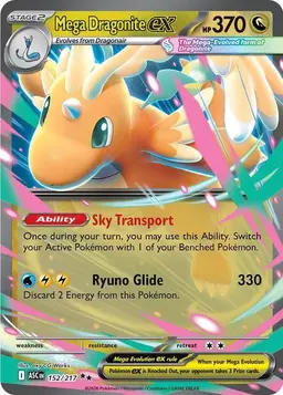 Mega Dragonite ex 152 - Pokemon Ascended Heroes