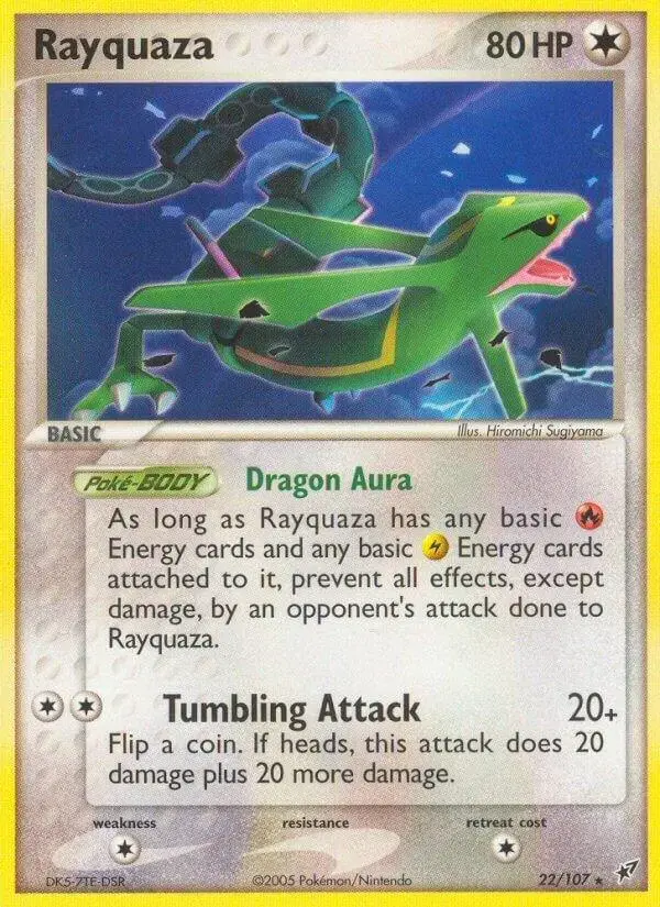 Rayquaza - Pokemon Deoxys #22