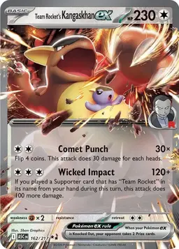 Team Rocket's Kangaskhan ex 162 - Pokemon Ascended Heroes