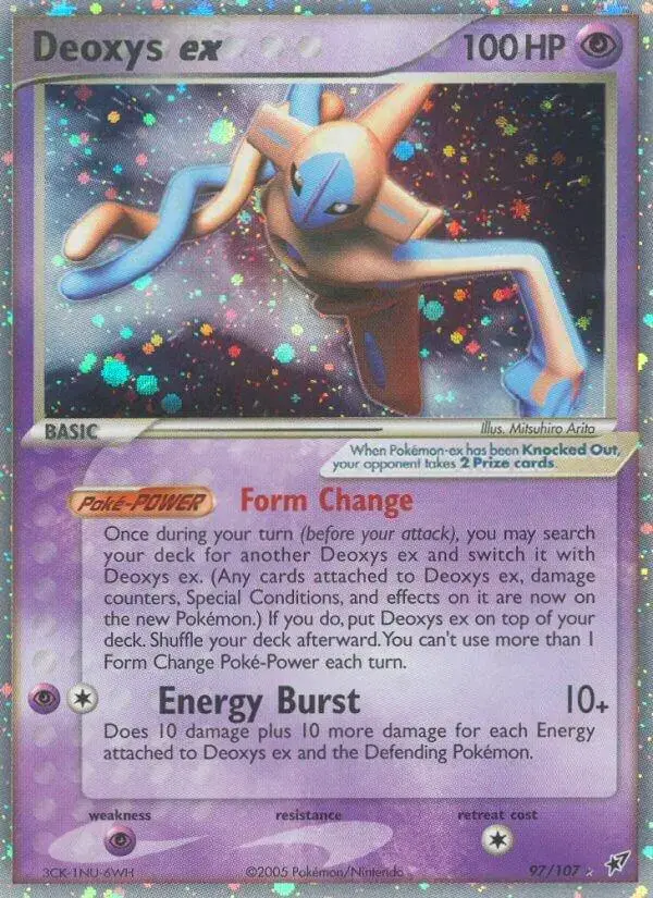 Deoxys EX - Pokemon Deoxys #97
