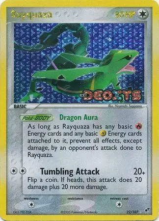 Rayquaza [Reverse Holo] - Pokemon Deoxys #22