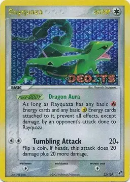 Rayquaza [Reverse Holo] #22 - Pokemon Deoxys