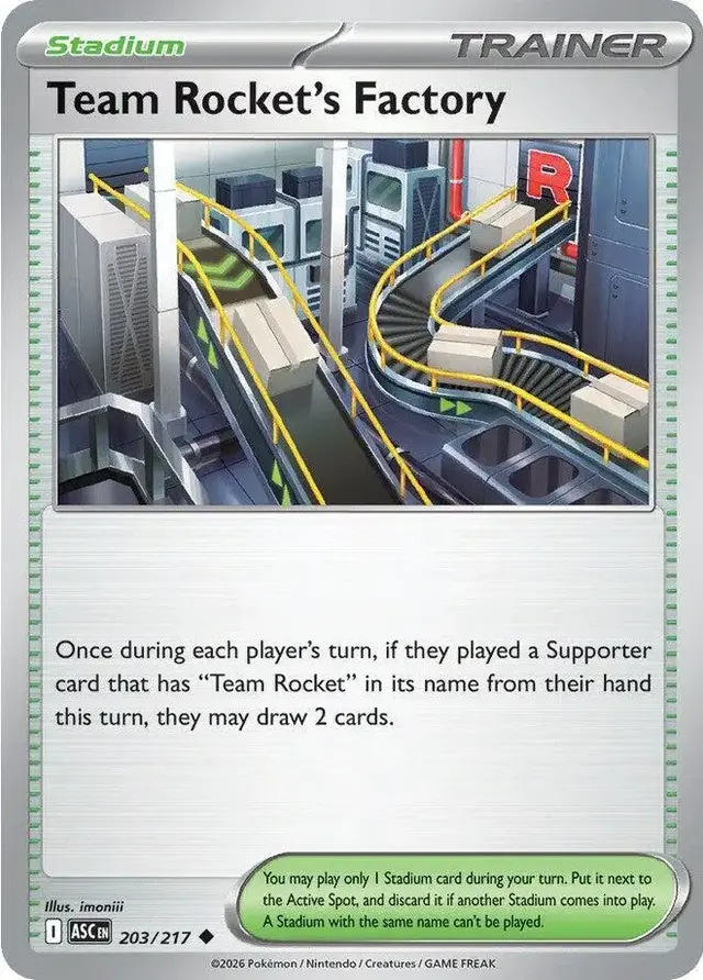 Team Rocket's Factory [Reverse Holofoil]