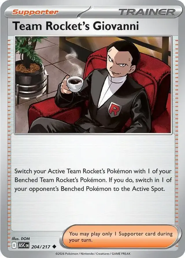 Team Rocket's Giovanni [Reverse Holofoil]