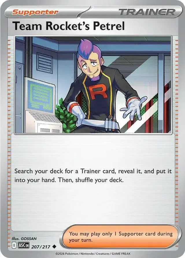 Team Rocket's Petrel [Reverse Holofoil]