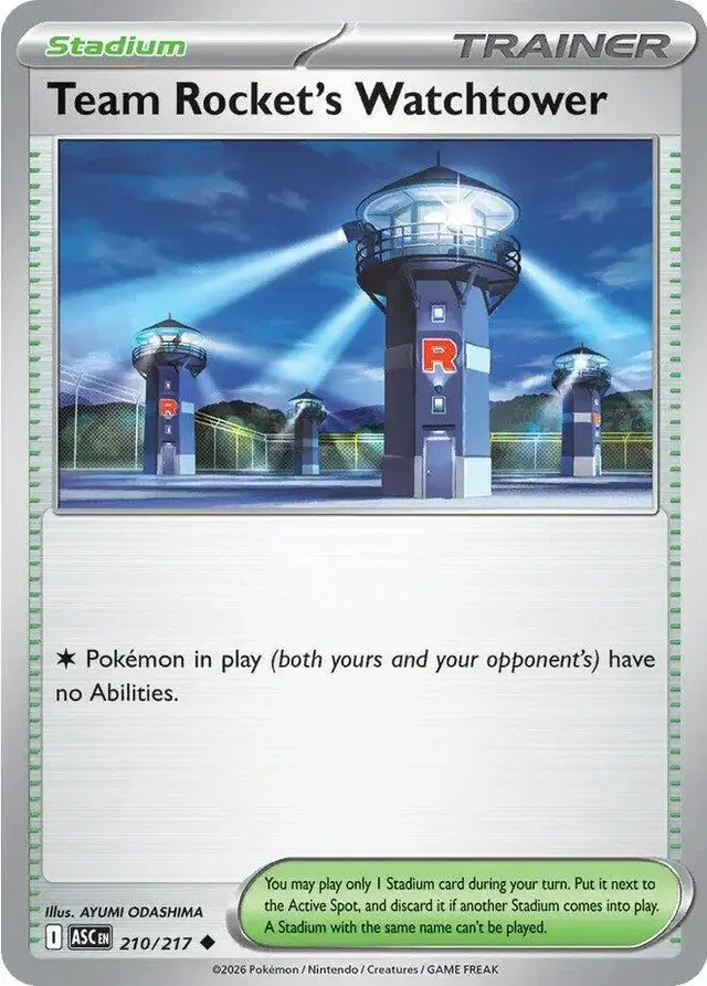 Team Rocket's Watchtower [Reverse Holofoil]