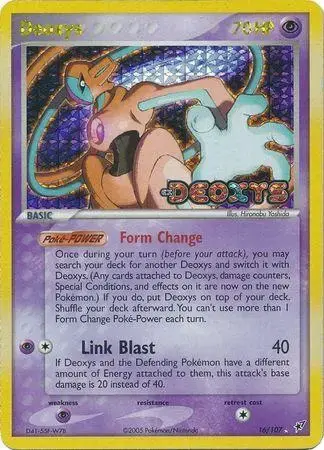 Deoxys [Reverse Holo] - Pokemon Deoxys #16