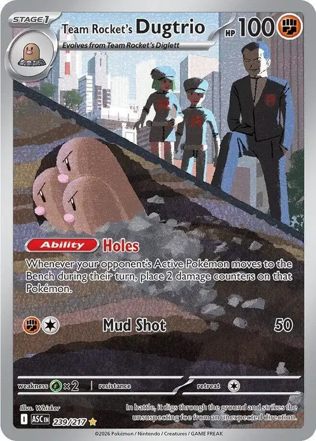 Team Rocket's Dugtrio