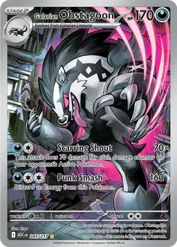 Galarian Obstagoon 245 - Pokemon Ascended Heroes