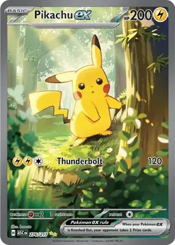 Pikachu ex #276 - Pokemon Ascended Heroes