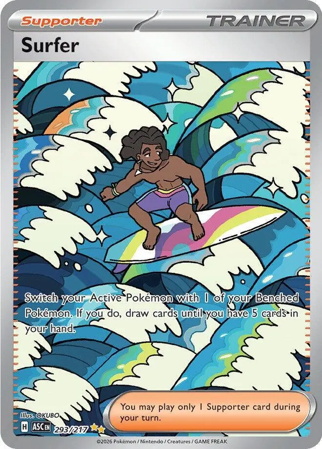 Surfer - Pokemon Ascended Heroes #293 Price & Value ($17.72)