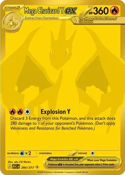 Mega Charizard Y ex #294 - Pokemon Ascended Heroes