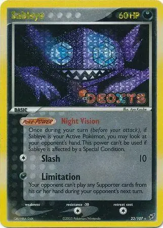 Sableye [Reverse Holo] - Pokemon Deoxys #23