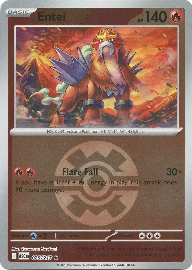 Entei [Quick Ball] - Pokemon Ascended Heroes #25