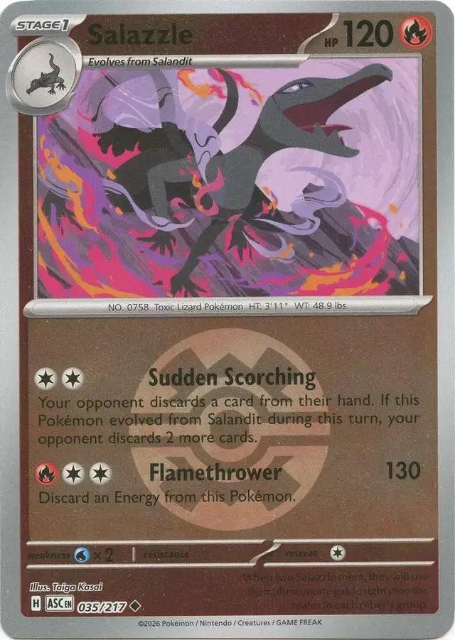 Salazzle [Quick Ball] - Pokemon Ascended Heroes #35