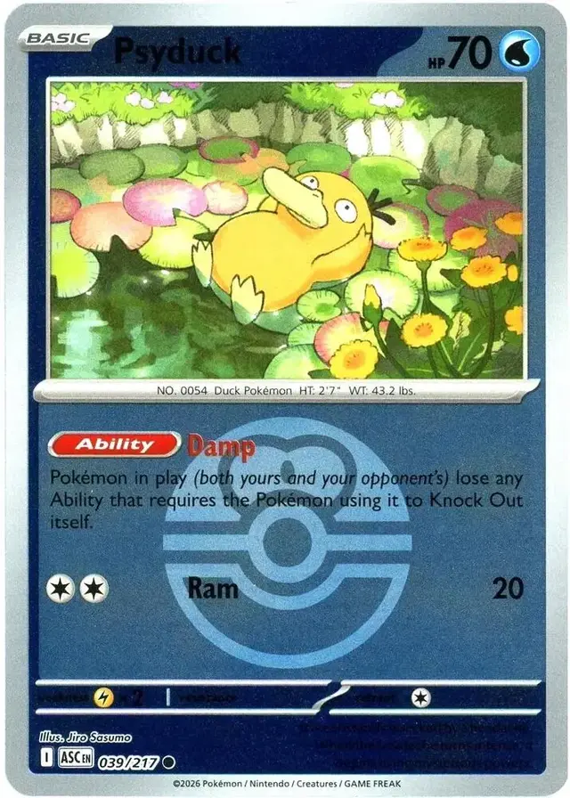 Psyduck [Love Ball] - Pokemon Ascended Heroes #39