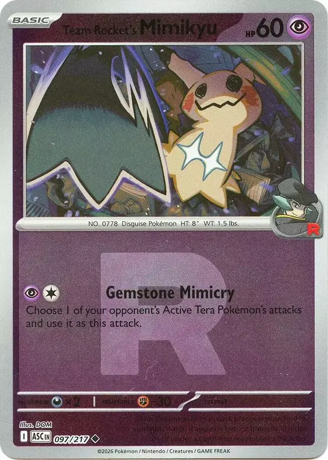 Team Rocket's Mimikyu [Team Rocket]