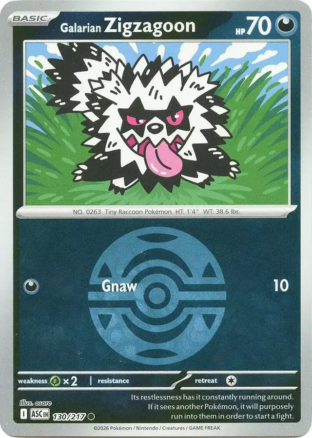 Galarian Zigzagoon [Dusk Ball]