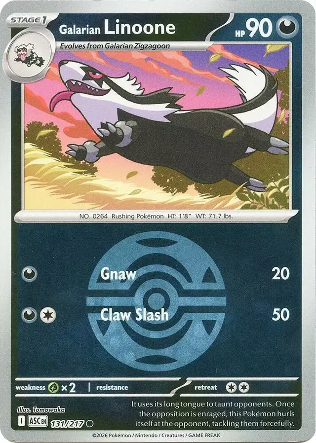Galarian Linoone [Dusk Ball]