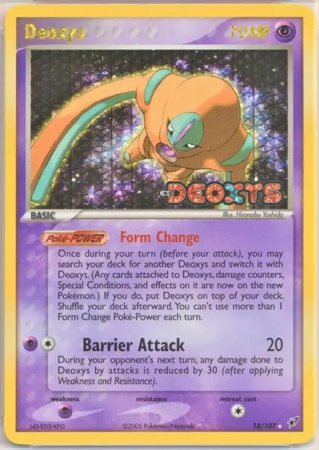 Deoxys [Reverse Holo] - Pokemon Deoxys #18