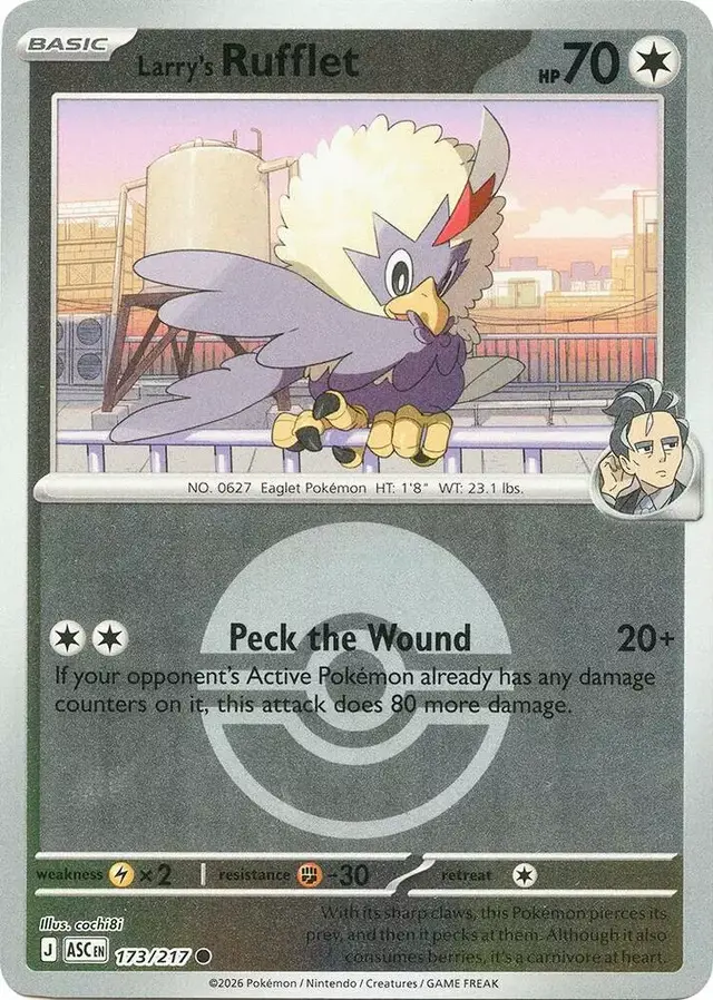 Larry's Rufflet [Poke Ball]