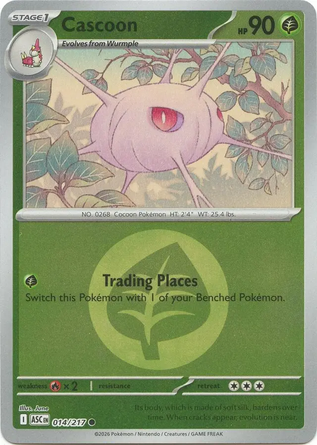 Cascoon [Energy Symbol] - Pokemon Ascended Heroes #14