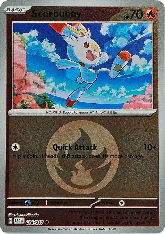 Scorbunny [Energy Symbol] - Pokemon Ascended Heroes #36