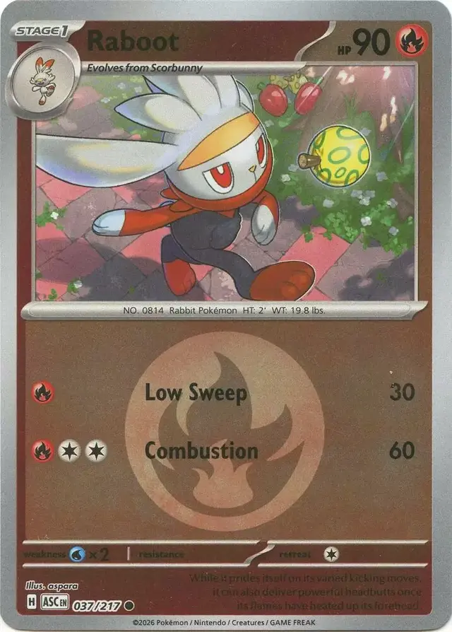 Raboot [Energy Symbol] - Pokemon Ascended Heroes #37