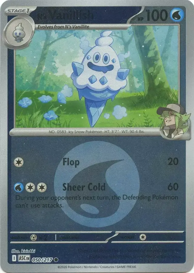N's Vanillish [Energy Symbol] - Pokemon Ascended Heroes #50
