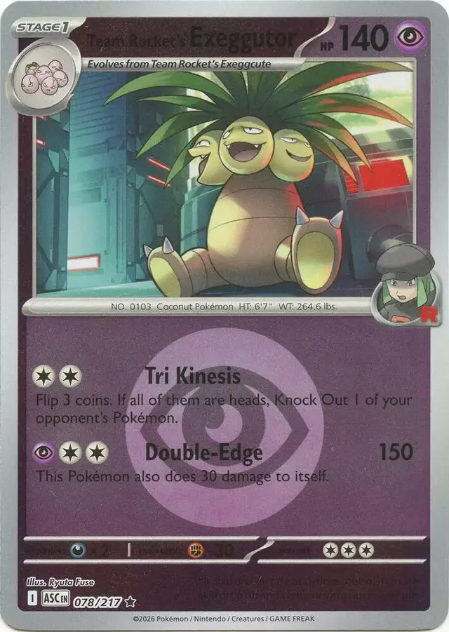 Team Rocket's Exeggutor [Energy Symbol]