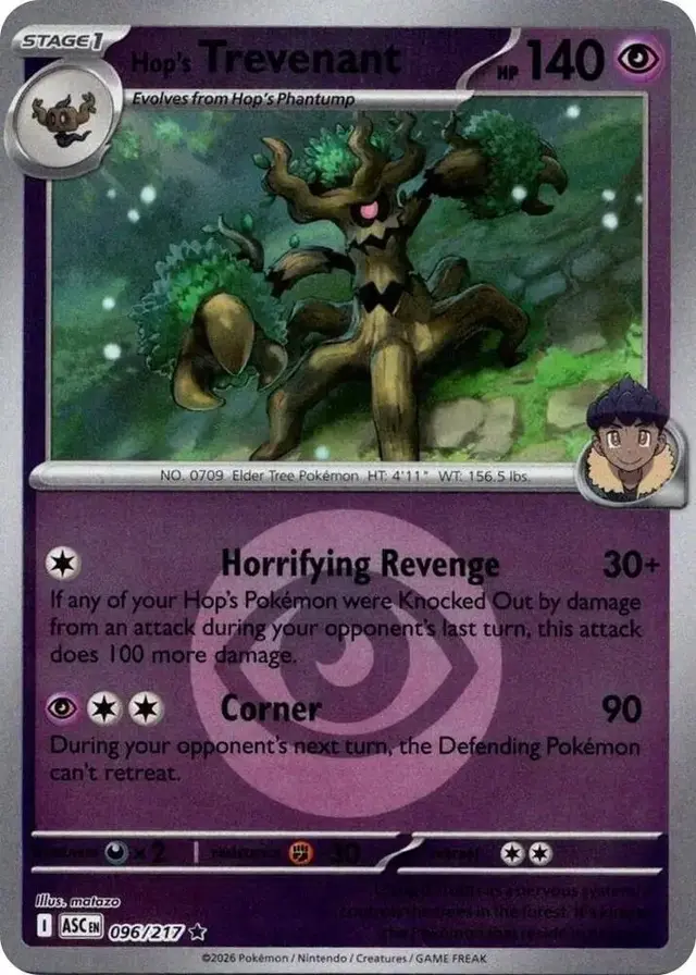 Hop's Trevenant [Energy Symbol]